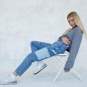 PacSun Two-Tone Cargo Skate Pants Blue Size 26